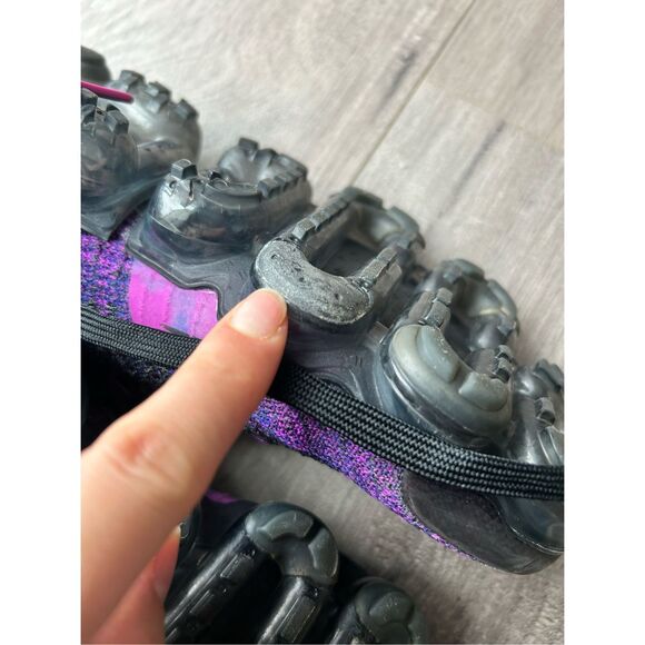 Nike Air VaporMax Flyknit 2 Night Purple Mens Size 6.5 Running Shoes 942842-013 - Picture 6 of 8